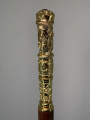 Abbot's Staff, Gilded, Height 143 cm
