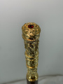 Abbot's Staff, Gilded, Height 143 cm