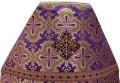 Priest Vestments, Brocade "Paschal Cross" with Sewn Galloon