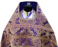 Priest Vestments, Brocade "Paschal Cross" with Sewn Galloon