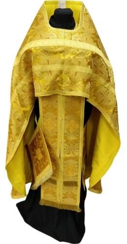 Priest Vestments, Brocade "Paschal Cross" with Sewn Galloon