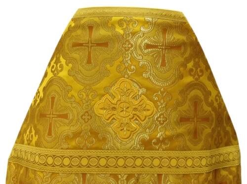 Priest Vestments, Brocade "Paschal Cross" with Sewn Galloon
