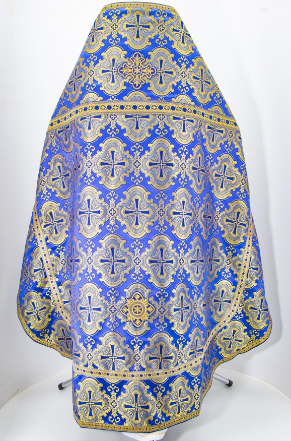 Priest Vestments, Brocade "Paschal Cross" with Sewn Galloon