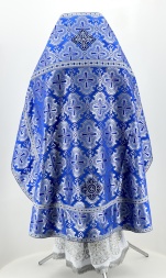 Priest Vestments, Brocade "Paschal Cross" with Sewn Galloon