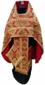 Priest Vestments, Brocade "Paschal Cross" with Sewn Galloon