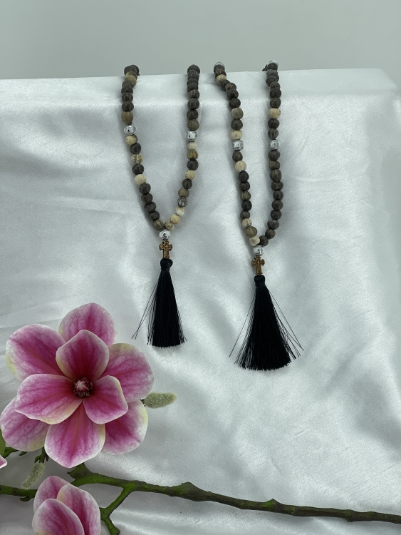 Prayer Rope "Tears of the Theotokos" with 50 Beads