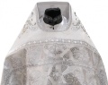 Priest Vestment Combined Brocade "Florivsky Cross" with Embroidered Epitrachelion, Embroidery "New Pattern"