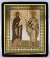 Icon of Sts. Equal-to-the-Apostles Cyril and Methodius 15×12