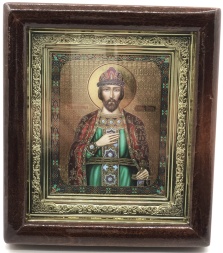 Icon of Saint Prince Igor of Chernigov 18.5×17
