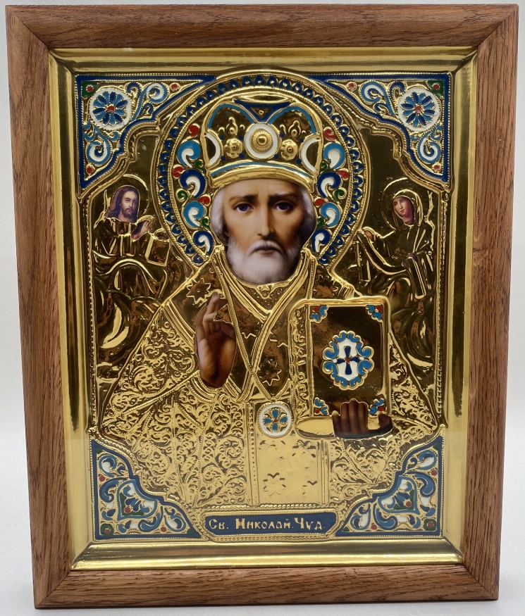 Icon of St. Nicholas the Wonderworker 30.4×27