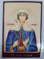 Laminated Icon of Saint Martyr Lydia