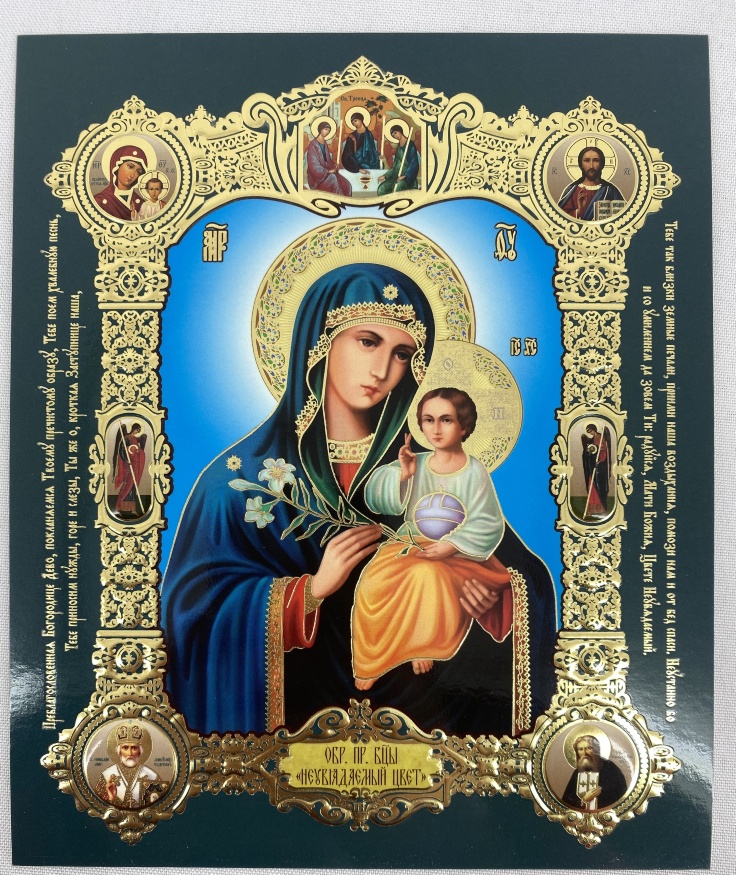 Icon of the Mother of God "Unfading Bloom"