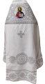 Priest Vestment Embroidered on Gabardine, Embroidery "Kolo" with Sewn-On Galloon