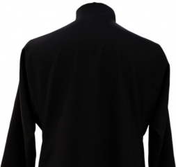 Cassock with Embroidery, Black, Dress Type, Tiar Fabric