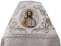 Priest Vestments Combined Brocade "Kyiv Cross" with Embroidered Epitrachelion, Pattern "New Embroidery"