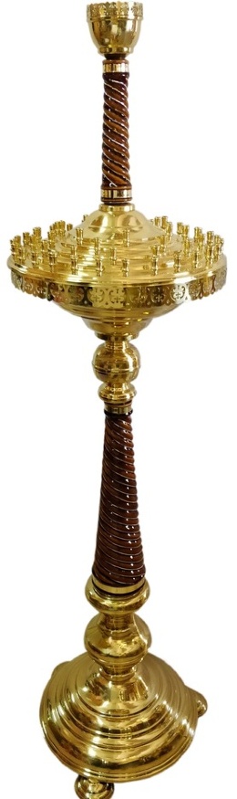 Ceramic Candlestick for 56 Candles No. 5-5-1