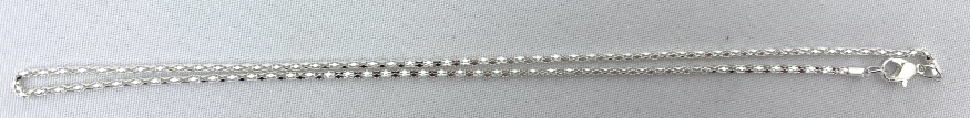 Metal Chain, Woven Links 22.5cm