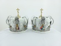 Wedding Crowns (pair) Ø20cm height 25cm