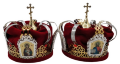 Wedding Crowns (pair) Ø20cm height 25cm