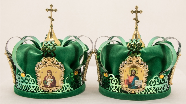 Wedding Crowns (pair) Ø20cm height 25cm