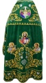 Embroidered Vestment on Velvet, Embroidered Center with Icons, Embroidered Galloon