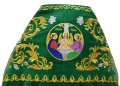 Embroidered Vestment on Velvet, Embroidered Center with Icons, Embroidered Galloon