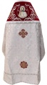 Priest Vestments, Combined Brocade "Byzantine Cross", with Embroidered Epitrachelion, Pattern "New Embroidery"