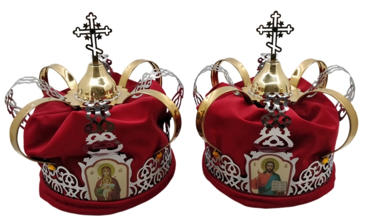 Crowns (pair) Ø20cm height 22cm