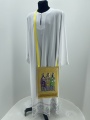 Embroidered Nabedrennik with Icon of the "Assembly of the Three Holy Hierarchs"