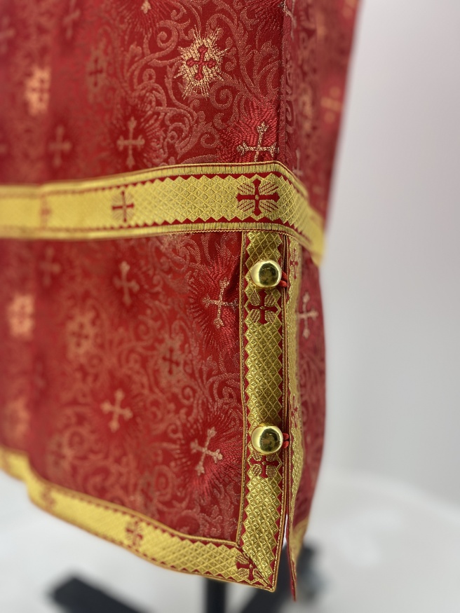 Sticharion made of brocade (economy), altar server’s