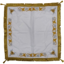 Vestment Cover "Grapes" with Deluxe Fringe