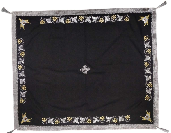 Vestment Cover "Grapes" with Deluxe Fringe