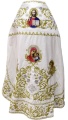 Priest Vestments, Embroidered on Velvet, Embroidered Center with Icons, with Embroidered Galloon