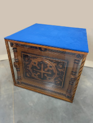 Wooden Altar Table, inner 100x100x100 cm, outer 120x120x120 cm