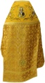 Priest Vestments Combined Brocade "Kyiv Cross" with Embroidered Epitrachelion, Embroidery "New Pattern"