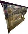 Altar internal 100x100x100 cm. Laser cutting, icon printing, casting, rolled pipes