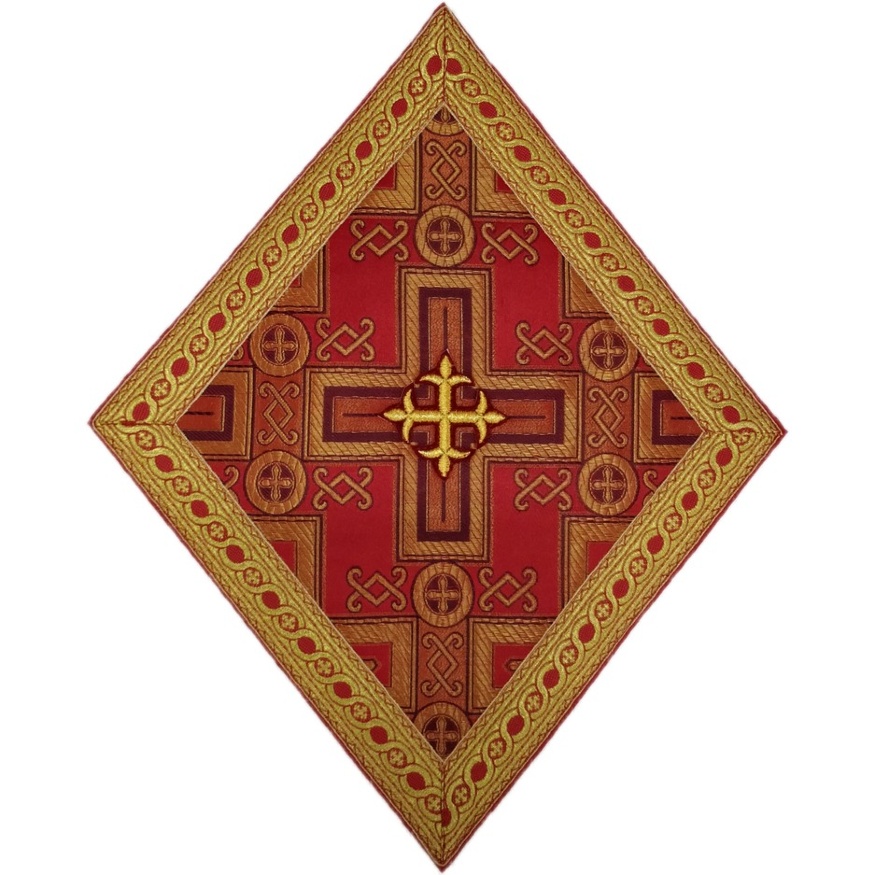 Red Cloth under the Cross "Cross" Rhombus