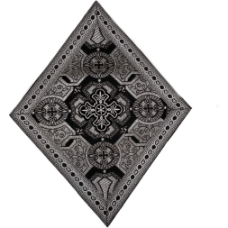 Red Cloth under the Cross "Cross" Rhombus