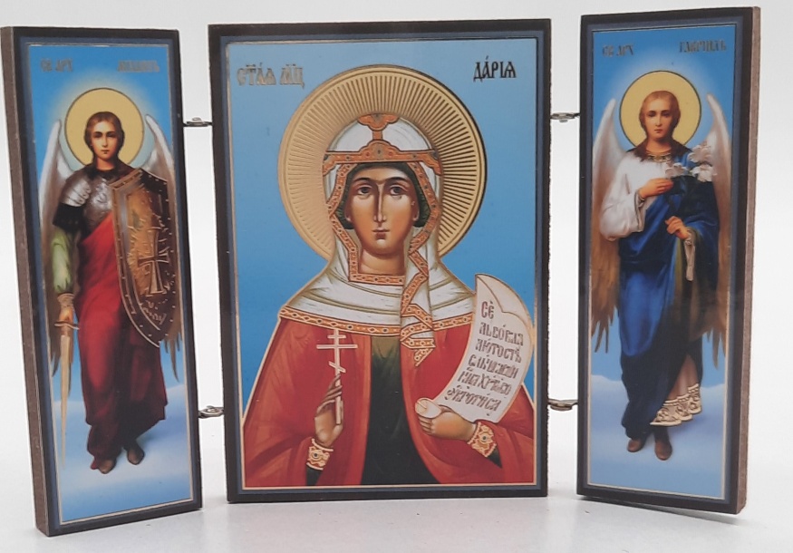 Triptych of Holy Martyr Daria