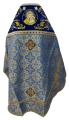 Priest Vestment Combined Brocade "Sunflower" with Embroidered Epitrachelion, Embroidery "Rose"
