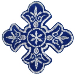 Embroidered Cross 14x14