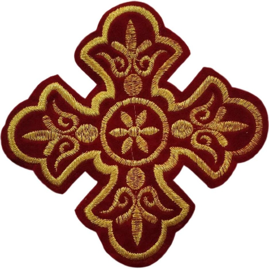 Embroidered Cross 14x14