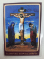 Laminated Icon of the Crucifixion of Jesus Christ