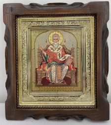 Icon of Saint Spyridon of Trimythous 19x17