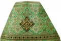 Priest Vestments, Brocade "Sunflower Cross" with Sewn Galloon