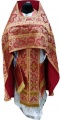 Priest Vestments, Brocade "Sunflower Cross" with Sewn Galloon