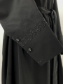 Cassock (wrap style) with embroidery, Paris fabric