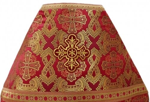 Priest Vestments, Brocade "Greek Cross" with Sewn Galloon