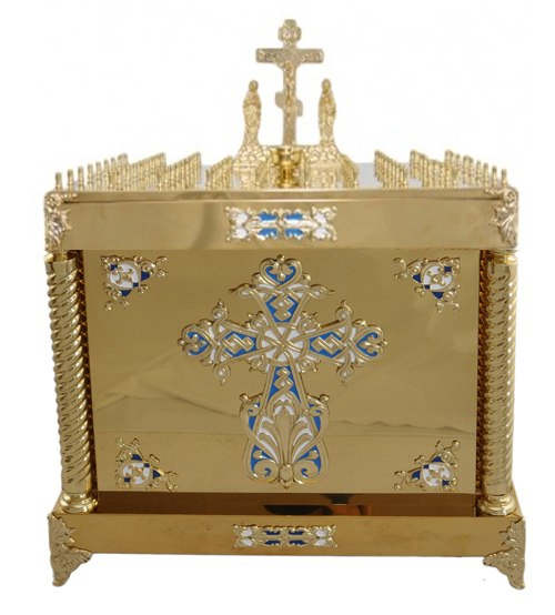 Large Memorial Table with Cross