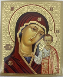 Icon of the Mother of God "Kazan" (Byzantium)